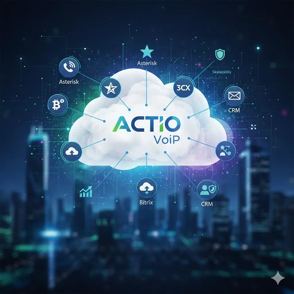 Інтеграції ACTIO VoIP: Asterisk, Bitrix, 3CX та CRM